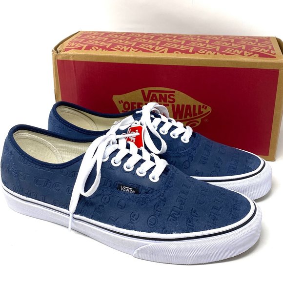 💖MEGA SALE💖VANS Women's VN0A348A3YO Authentic Deboss OTW Drs Blue Skate - Picture 2 of 10